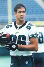Finneran with the Eagles